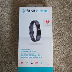 fitbit Alta HR Fitness Wristband - Charcoal Grey